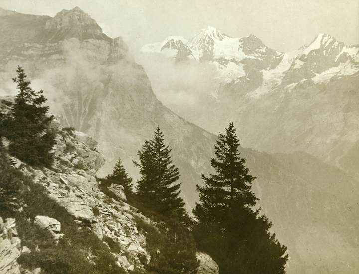 Blumlisalp seen from above Kandersteg, Bernese Oberland